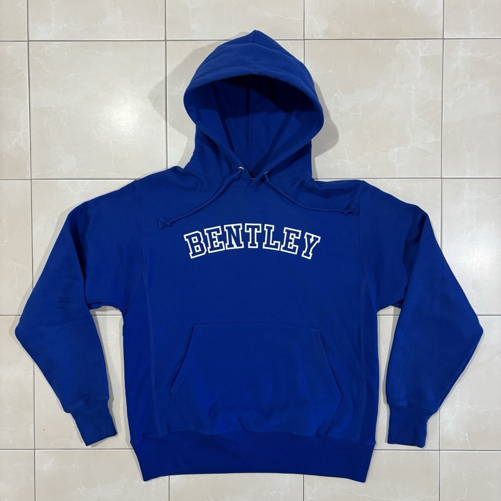 Vintage Champion Reverse Weave Hoodie Sweatshirt Bentley University College M